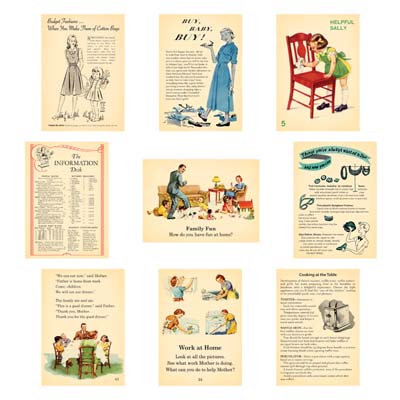 October Afternoon - Modern Homemaker - Die-Cut Wild Cards  (sold in 3's)