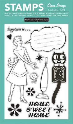 October Afternoon - Modern Homemaker - Clear Stamps 4x6  (sold individually)