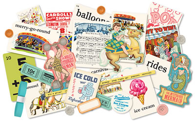 October Afternoon - Midway - Miscellany  (sold in 3's)