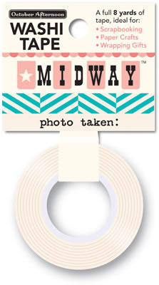 October Afternoon - Midway - Washi Tape - Photo Log  (sold in 3's)