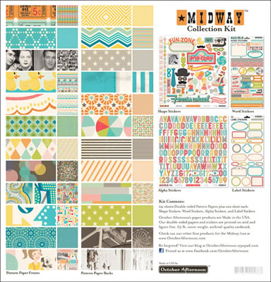 October Afternoon - Midway - Collection Kit  (sold individually)