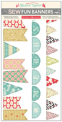 Silent Night - Sew Fun Banners  (sold in 3's)