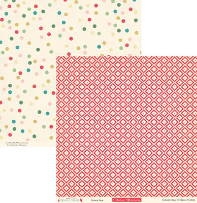 Silent Night - Sleigh Ride 12x12 d/sided paper  (pack of 10)