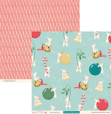 Silent Night - Auld Land Syne 12x12 d/sided paper  (pack of 10)