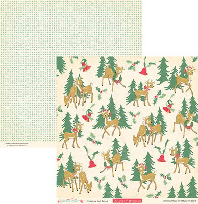 Silent Night - Carol of the Bells 12x12 d/sided paper  (pack of 10)