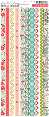 Silent Night - Border Sticker Sheet  (sold in 6's)
