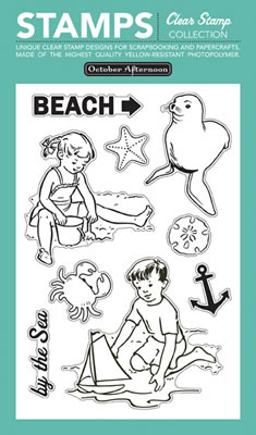 October Afternoon - Seaside - Clear Stamps 4x6  (sold individually)