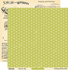 October Afternoon - Sidewalks - Capture the Flag 12x12 d/sided paper  (pack of 10)