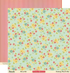 October Afternoon - Sidewalks - Hide and Seek 12x12 d/sided paper  (pack of 10)