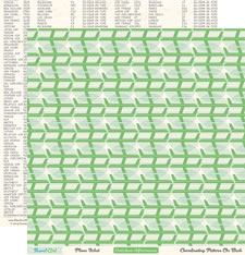 October Afternoon - Travel - Girl - Plane Ticket 12x12 d/sided paper  (pack of 10)
