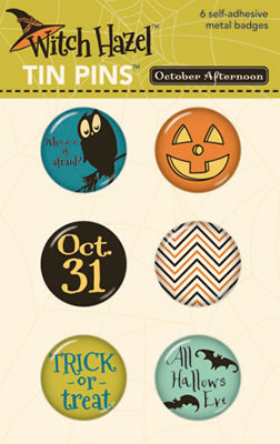 October Afternoon - Witch Hazel - Tin Pins  (sold in 3's)