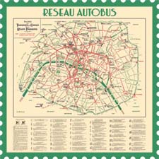 October Afternoon - Boarding Pass - Paris 12x12 die cut paper  (pack of 5)
