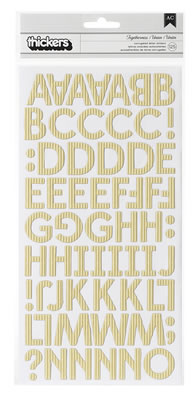 Pebbles Inc - Family Ties - Thickers - Corrugated - Togetherness: Vanilla  (sold in 3's)