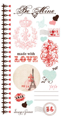 Pink Paislee - Cupid - Press Ons  (sold in 3's)