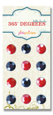 Pink Paislee - 365 Degrees - Designer Bella Brads  (sold in 3's)
