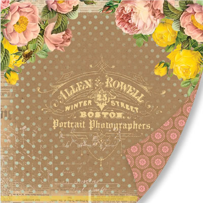 Pink Paislee - Sweetness  Picture Perfect 12x12 double-sided paper    (pack of 10)