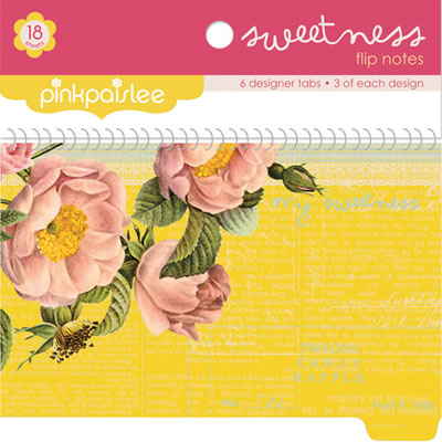 Pink Paislee - Sweetness - Flip Notes  (sold in 3's)