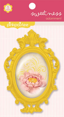 Pink Paislee - Sweetness - Adornments Metal Frame  (sold in 3's)