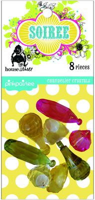 Pink Paislee - Soiree - Chandelier Crystals  (sold in 3's)