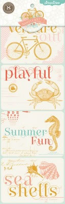 Pink Paislee - Nantucket - Trading Cards  (sold in 3's)