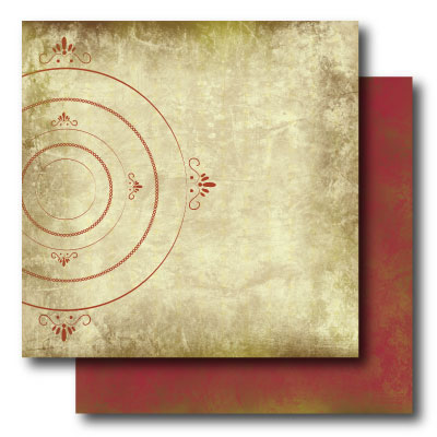 Paper Trunk - Batik - Allurning 12x12 d/sided paper  (pack of 10)