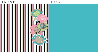 Paper Trunk - Jellybean - Berry Blue 12x12 d/sided paper  (pack of 10)