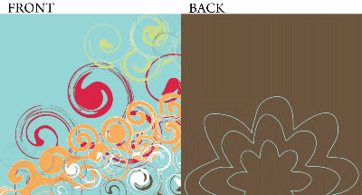 Paper Trunk - 1974 - Boogie Down 12x12 d/sided paper  (pack of 10)