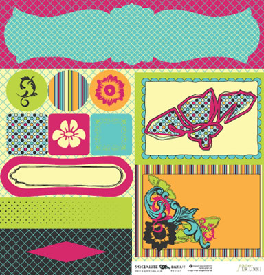 Paper Trunk - Socialite Die Cut  (pack of 5)