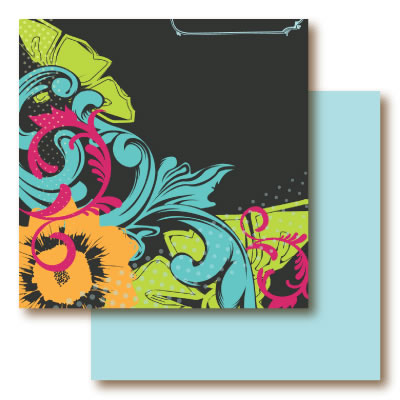 Paper Trunk - Socialite - Gala 12x12 d/sided paper  (pack of 10)