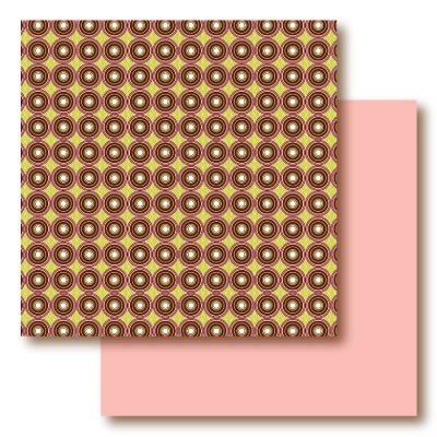 Paper Trunk - Maybe Baby - Kisses 12x12 d/sided paper  (pack of 10)
