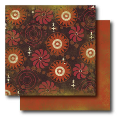 Paper Trunk - Batik - Marvelous 12x12 d/sided paper  (pack of 10)