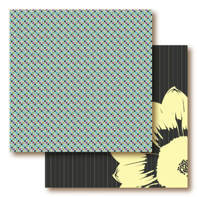 Paper Trunk - Socialite - Posh 12x12 d/sided paper  (pack of 10)