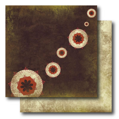 Paper Trunk - Batik - Ravishing 12x12 d/sided paper  (pack of 10)