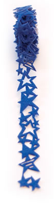 Queen & Co - 0.75" Felt Fusion Roll - Stars Blue - 10x1yd lengths  (sold individually)