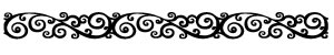 Queen & Co - Felt Fusion 1x11.5" self adhesive border - Classic Scroll Black  (sold in 3's)
