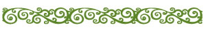 Queen & Co - Felt Fusion 1x11.5" self adhesive border - Classic Scroll Moss  (sold in 3's)