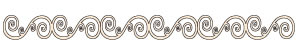 Queen & Co - Felt Fusion 1x11.5" self adhesive border - Scroll Cream  (sold in 3's)