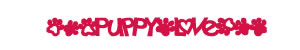 Queen & Co - Felt Fusion 1x11.5" self adhesive border - Puppy Love Red  (sold in 3's)