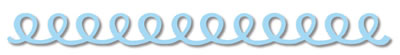 Queen & Co - Felt Fusion 1x11.5" self adhesive border - Doodle Loop Blue  (sold in 3's)