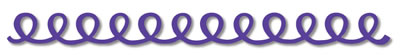 Queen & Co - Felt Fusion 1x11.5" self adhesive border - Doodle Loop Purple  (sold in 3's)