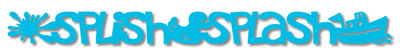 Queen & Co - Felt Fusion 1x11.5" self adhesive border - Splish Splash Blue  (sold in 3's)