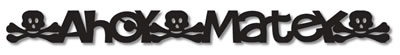 Queen & Co - Felt Fusion 1x11.5" self adhesive border - Ahoy Matey Black  (sold in 3's)