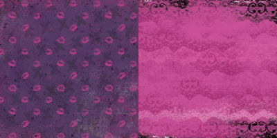 Rose Moka - Diva  Amoureuse 12x12 double-sided paper   (pack of 10)