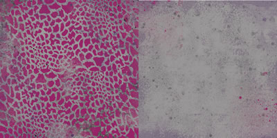 Rose Moka - Diva  F?line 12x12 double-sided paper   (pack of 10)