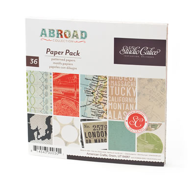 Studio Calico - Abroad 6x6 Paper Pad  (sold in 3's)