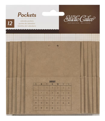Studio Calico - Darling Dear - Pockets  (sold in 3's)
