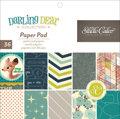 Studio Calico - Darling Dear - 6x6 Paper Pad  (sold in 3's)