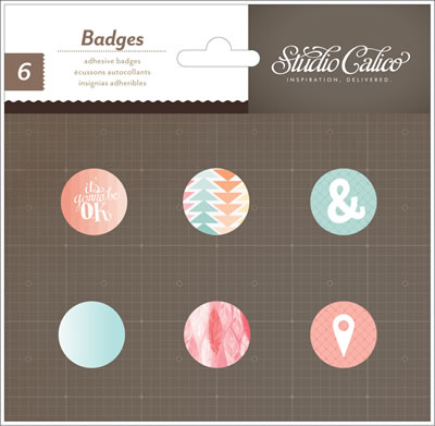 Studio Calico - Sundrifter - Badges  (sold in 3's)