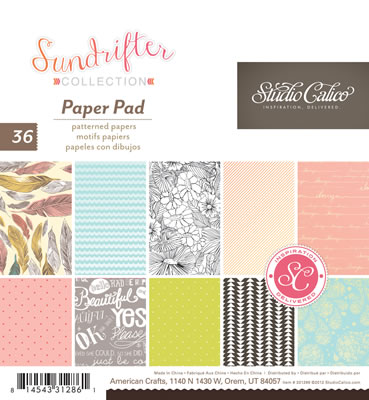 Studio Calico - Sundrifter - 6x6 Paper Pad  (sold in 3's)
