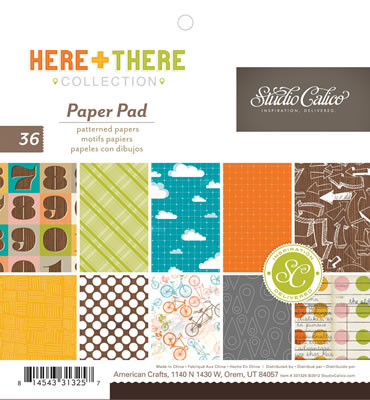 Studio Calico - Here & There - 6x6 Paper Pad  (sold in 3's)